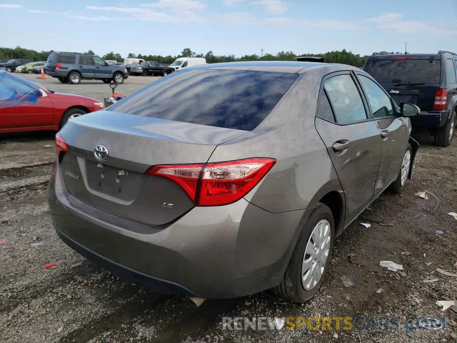 4 Photograph of a damaged car 5YFBURHE9KP930005 TOYOTA COROLLA 2019