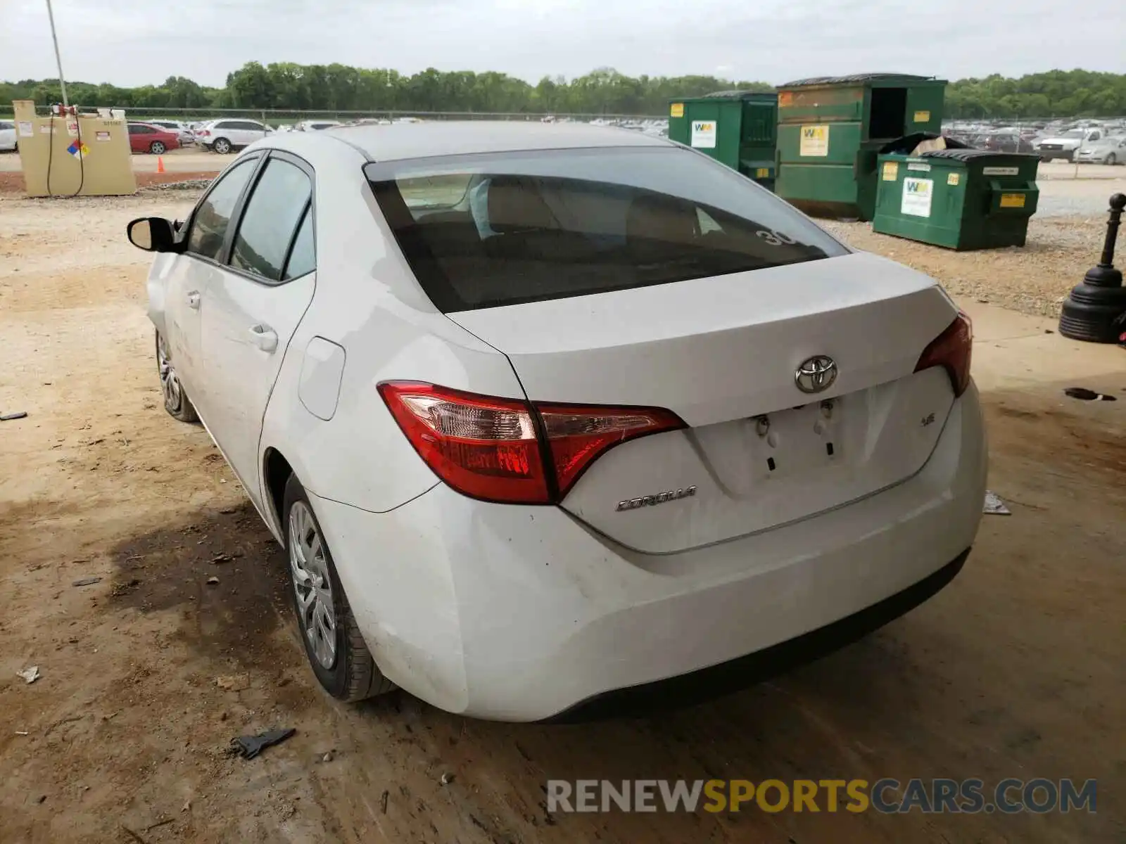 3 Photograph of a damaged car 5YFBURHE9KP930330 TOYOTA COROLLA 2019