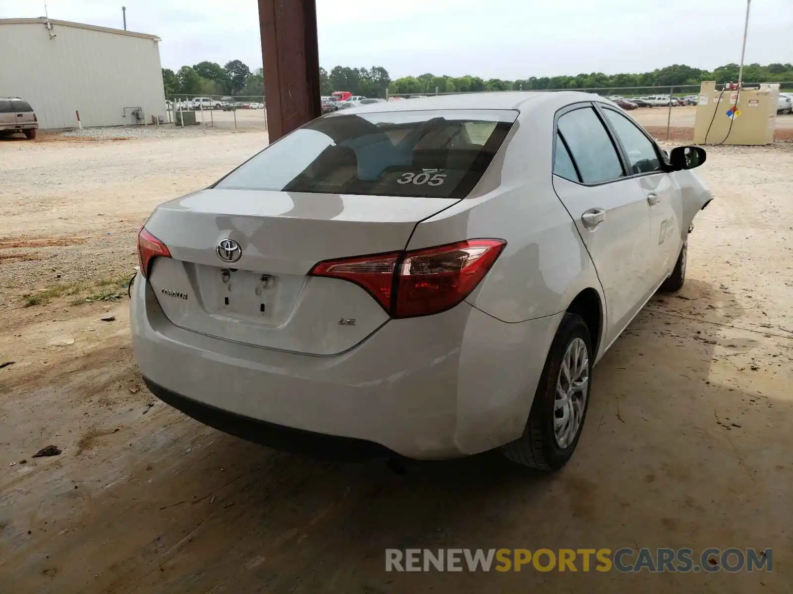 4 Photograph of a damaged car 5YFBURHE9KP930330 TOYOTA COROLLA 2019