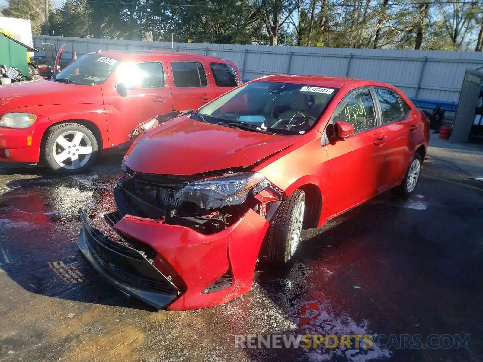 2 Фотография поврежденного автомобиля 5YFBURHE9KP930439 TOYOTA COROLLA 2019