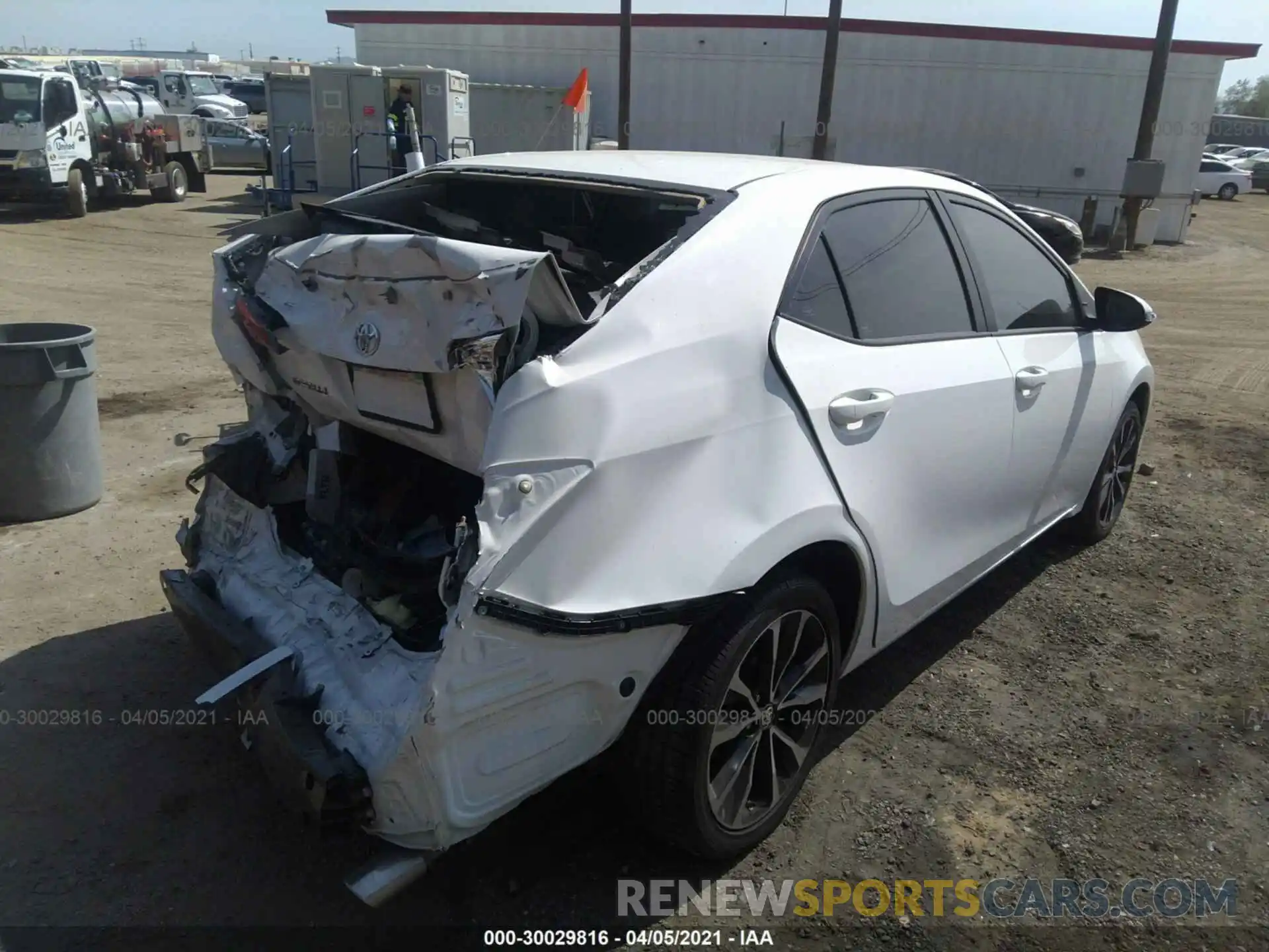 4 Photograph of a damaged car 5YFBURHE9KP930571 TOYOTA COROLLA 2019