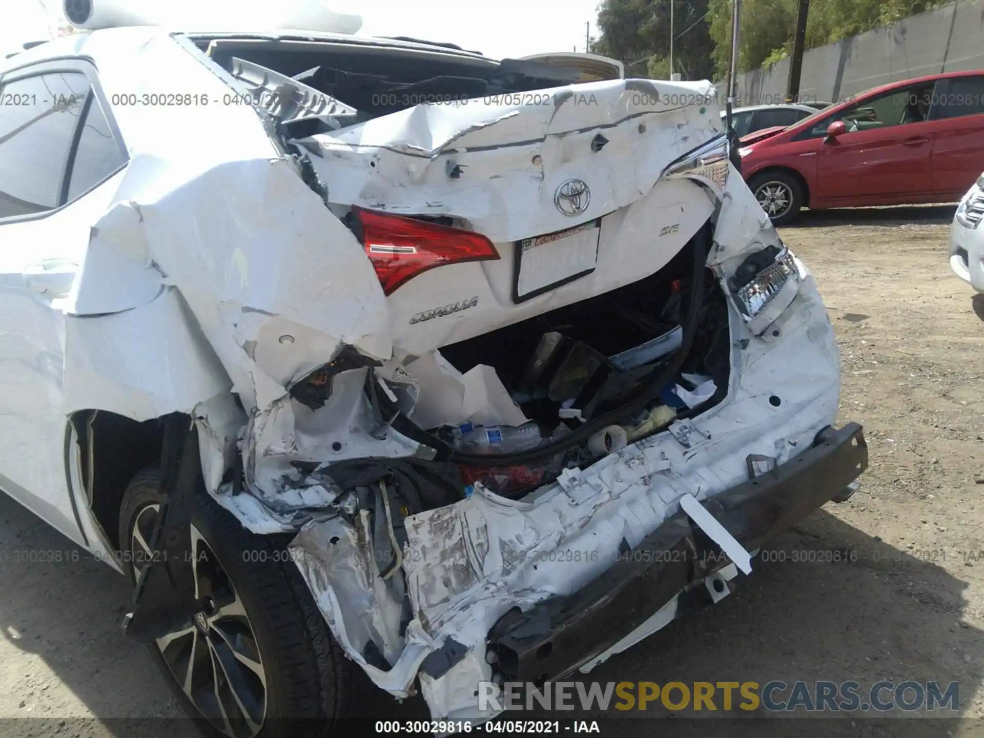 6 Photograph of a damaged car 5YFBURHE9KP930571 TOYOTA COROLLA 2019