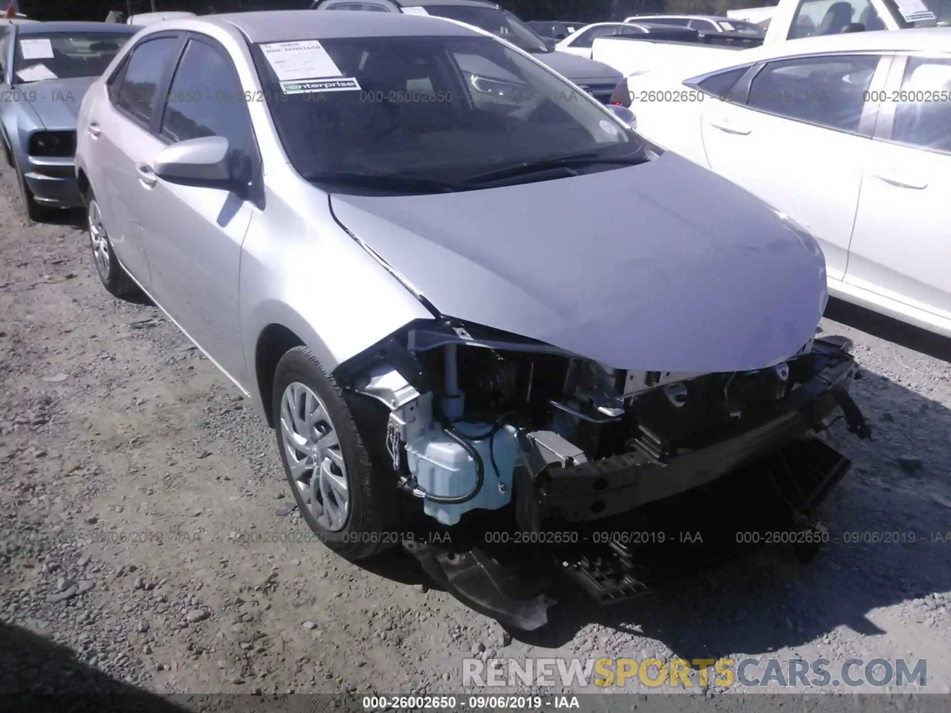 1 Photograph of a damaged car 5YFBURHE9KP930859 TOYOTA COROLLA 2019