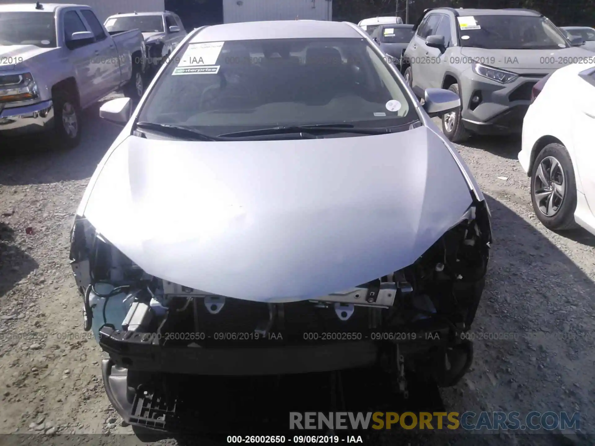 6 Photograph of a damaged car 5YFBURHE9KP930859 TOYOTA COROLLA 2019