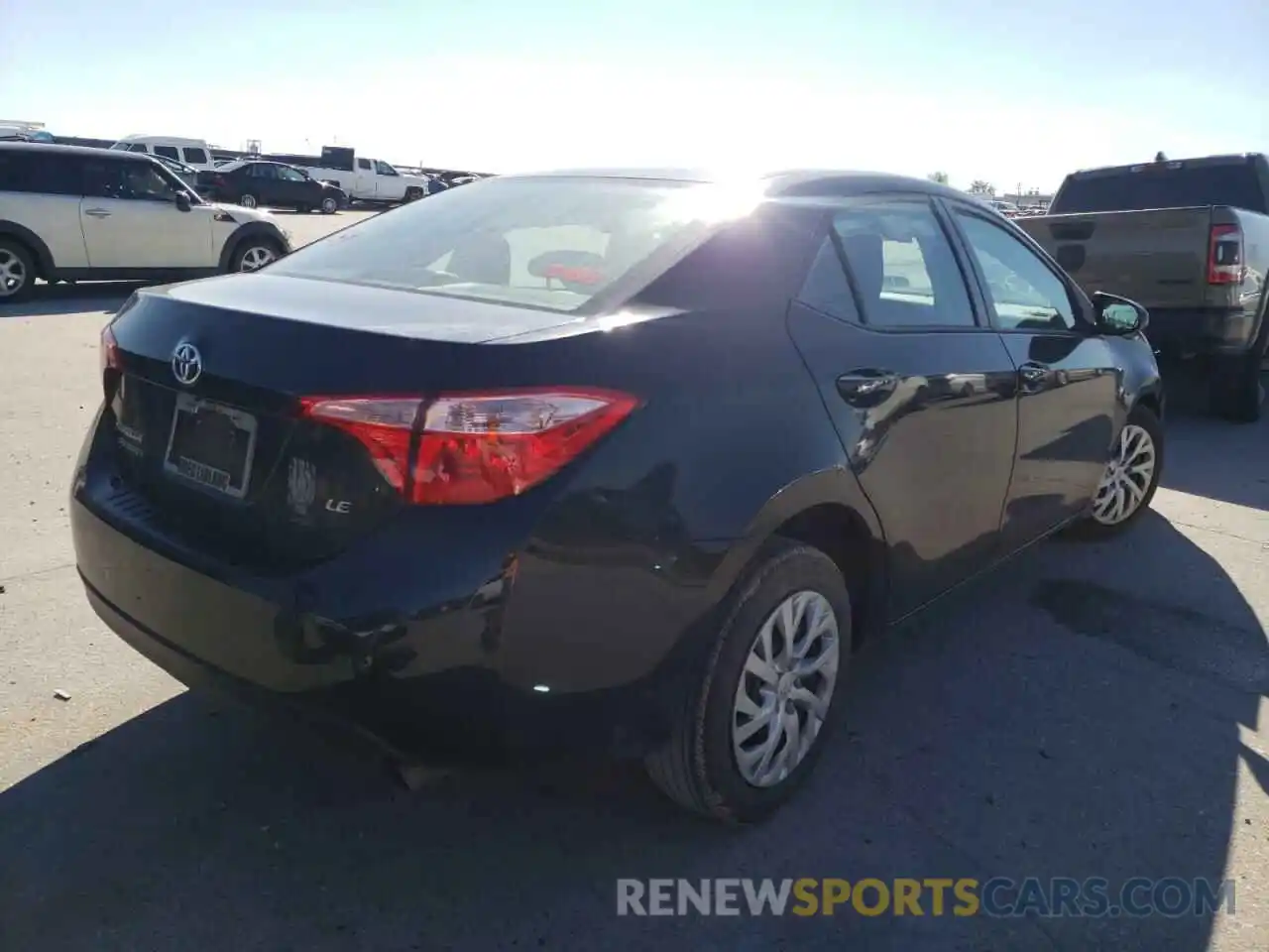 4 Photograph of a damaged car 5YFBURHE9KP931087 TOYOTA COROLLA 2019