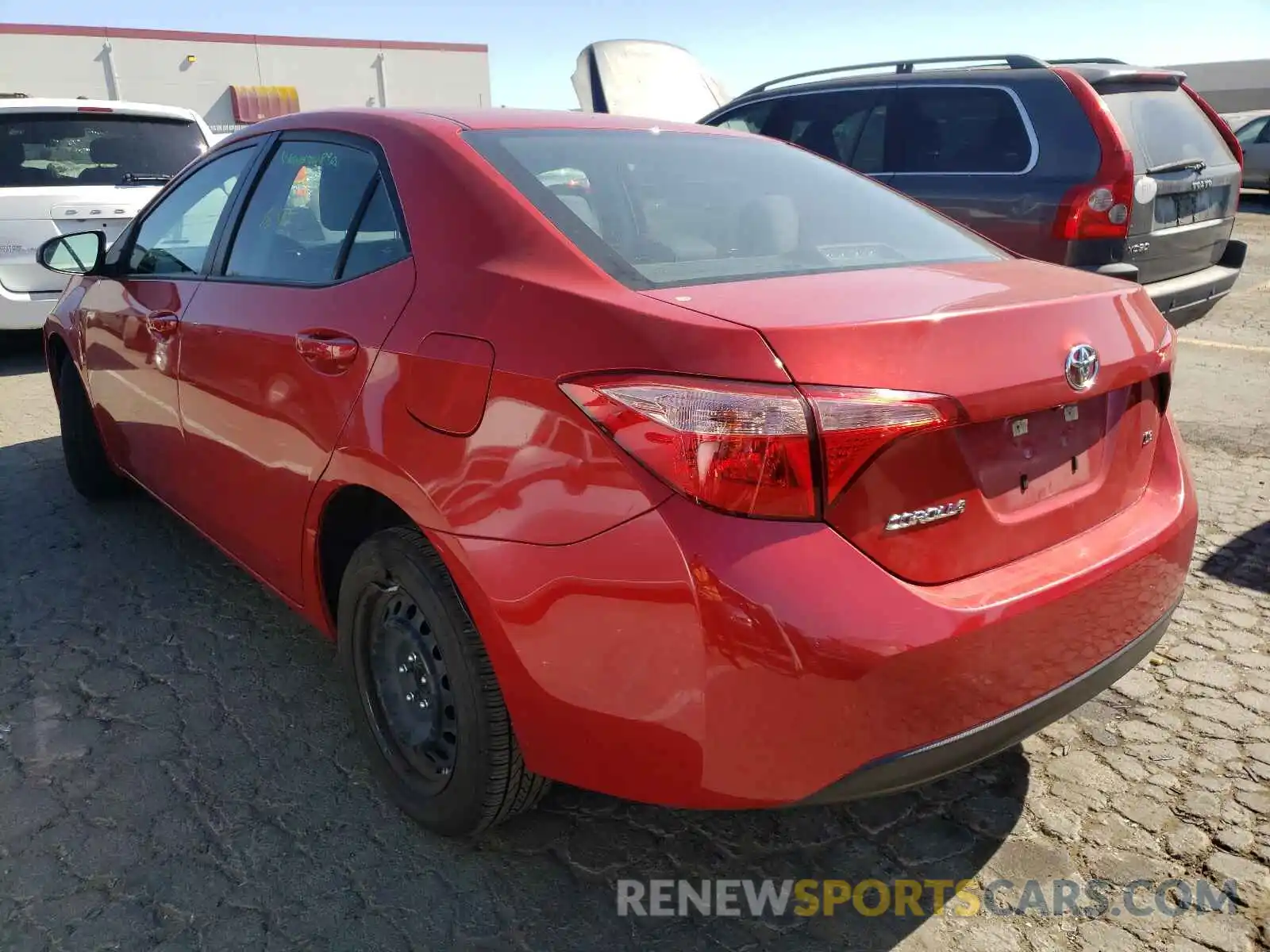 3 Photograph of a damaged car 5YFBURHE9KP931364 TOYOTA COROLLA 2019