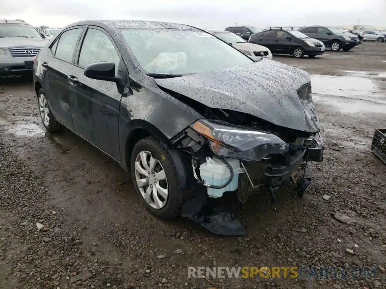 1 Photograph of a damaged car 5YFBURHE9KP931557 TOYOTA COROLLA 2019