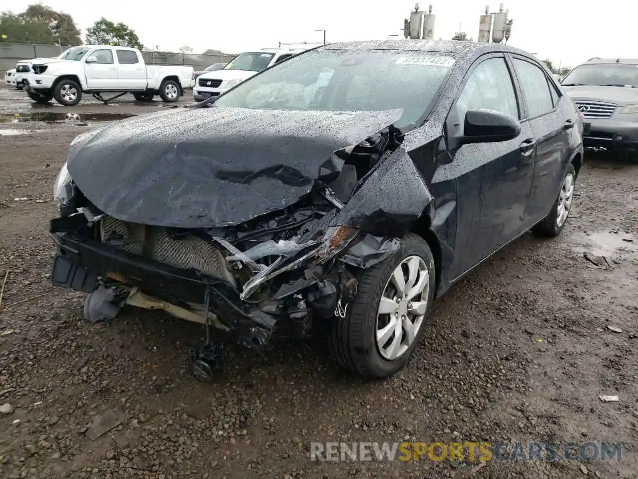 2 Photograph of a damaged car 5YFBURHE9KP931557 TOYOTA COROLLA 2019