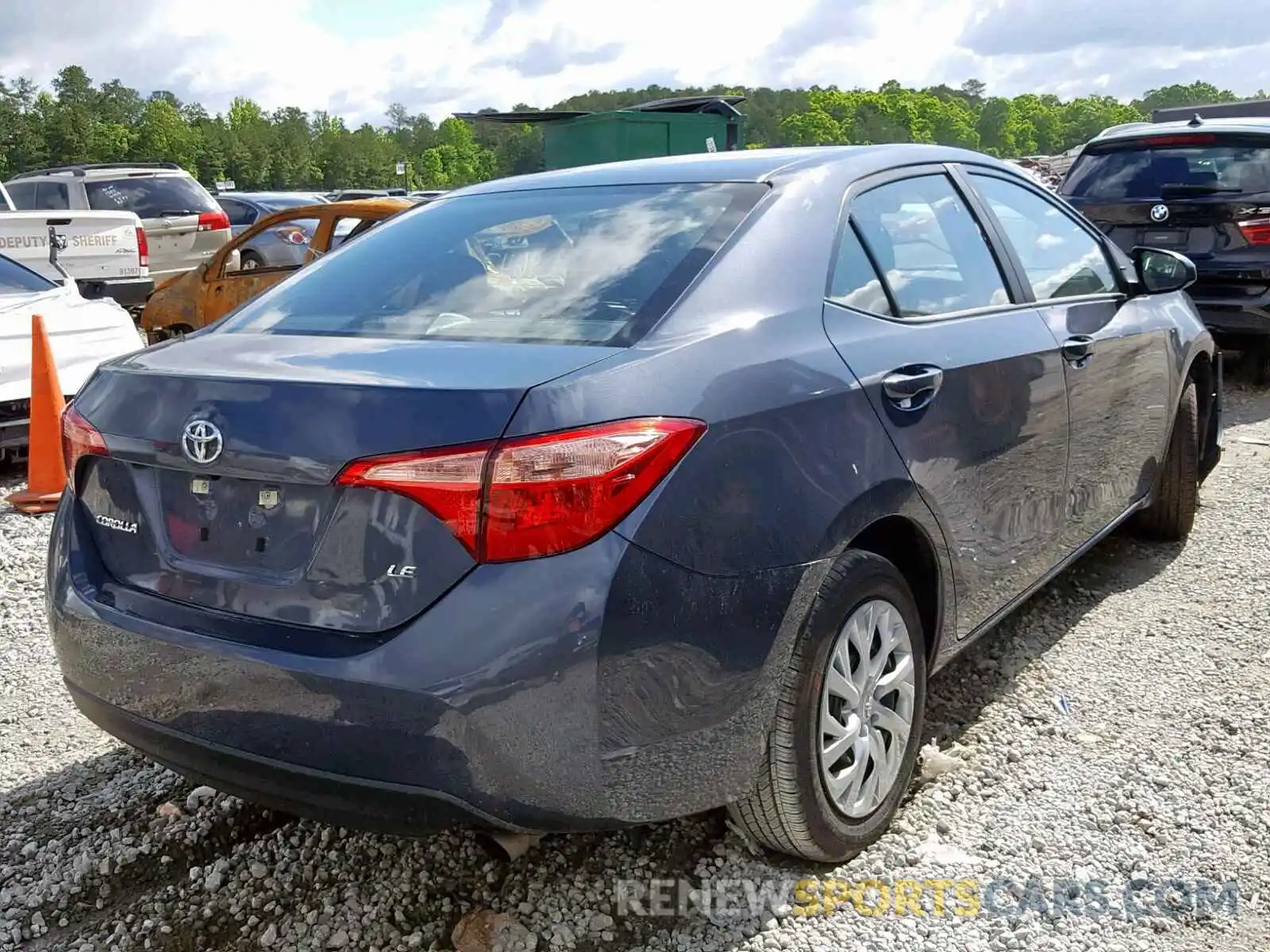 4 Photograph of a damaged car 5YFBURHE9KP932496 TOYOTA COROLLA 2019