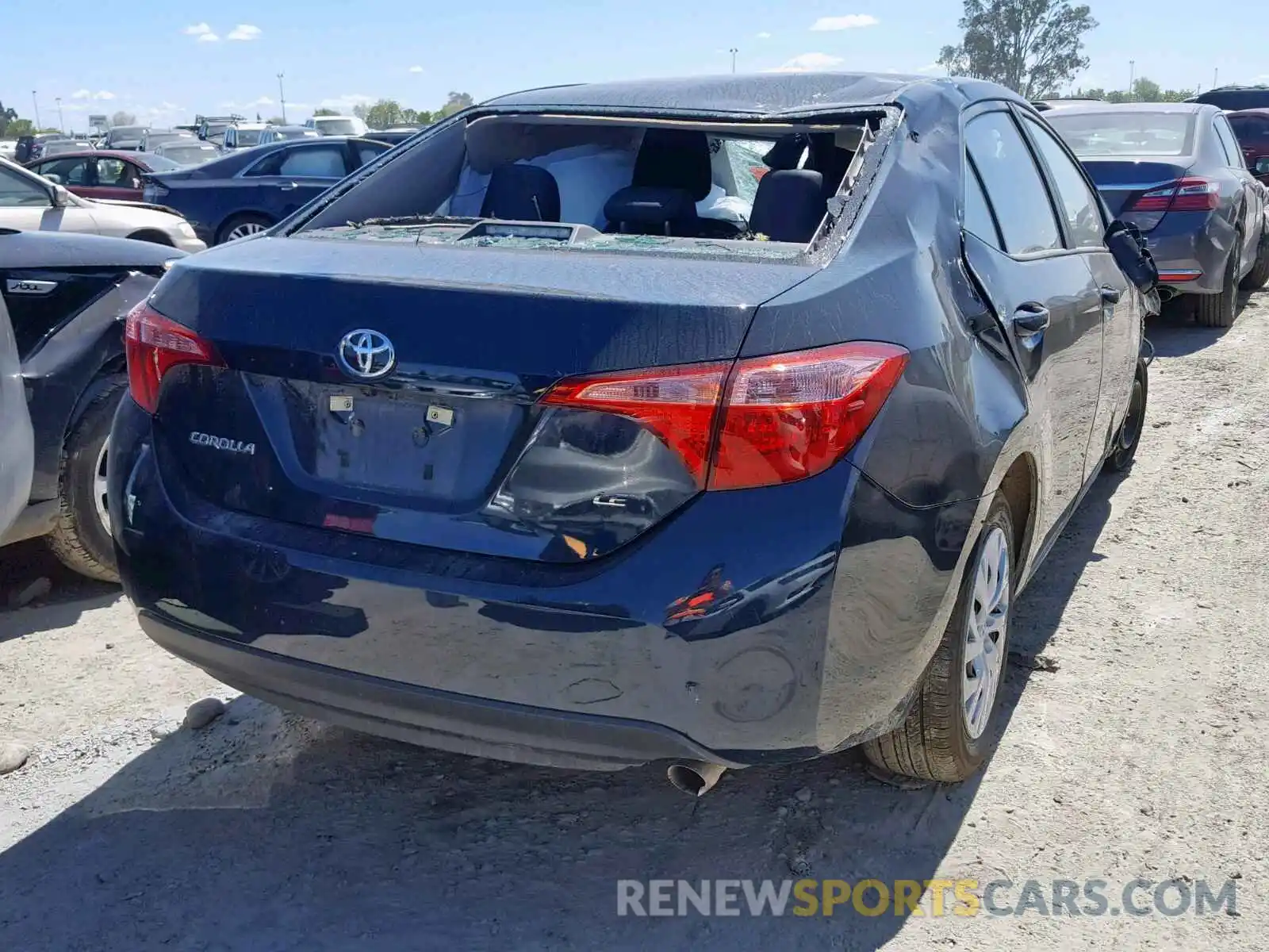 4 Photograph of a damaged car 5YFBURHE9KP932515 TOYOTA COROLLA 2019