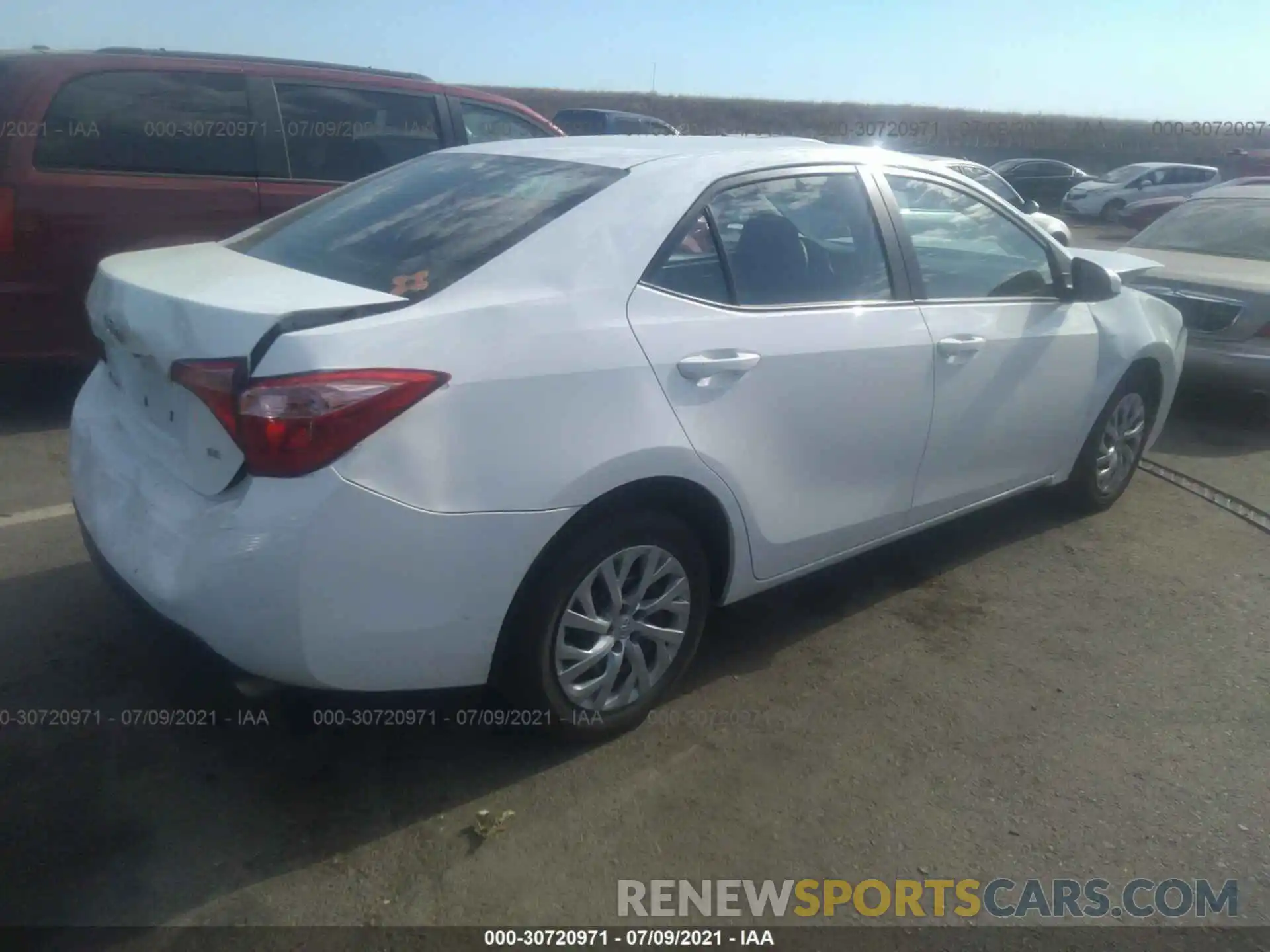 4 Photograph of a damaged car 5YFBURHE9KP932773 TOYOTA COROLLA 2019