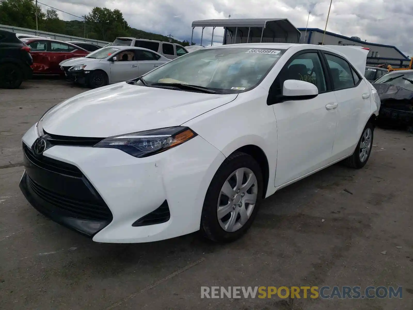 2 Photograph of a damaged car 5YFBURHE9KP932899 TOYOTA COROLLA 2019