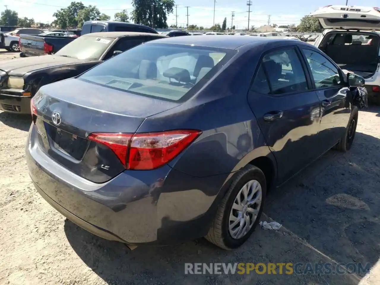 4 Photograph of a damaged car 5YFBURHE9KP933177 TOYOTA COROLLA 2019