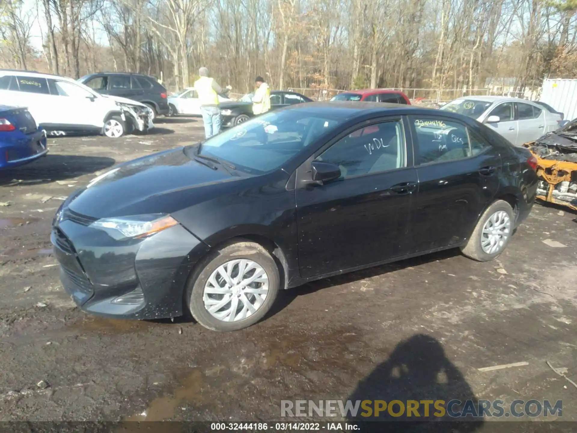 2 Photograph of a damaged car 5YFBURHE9KP933681 TOYOTA COROLLA 2019