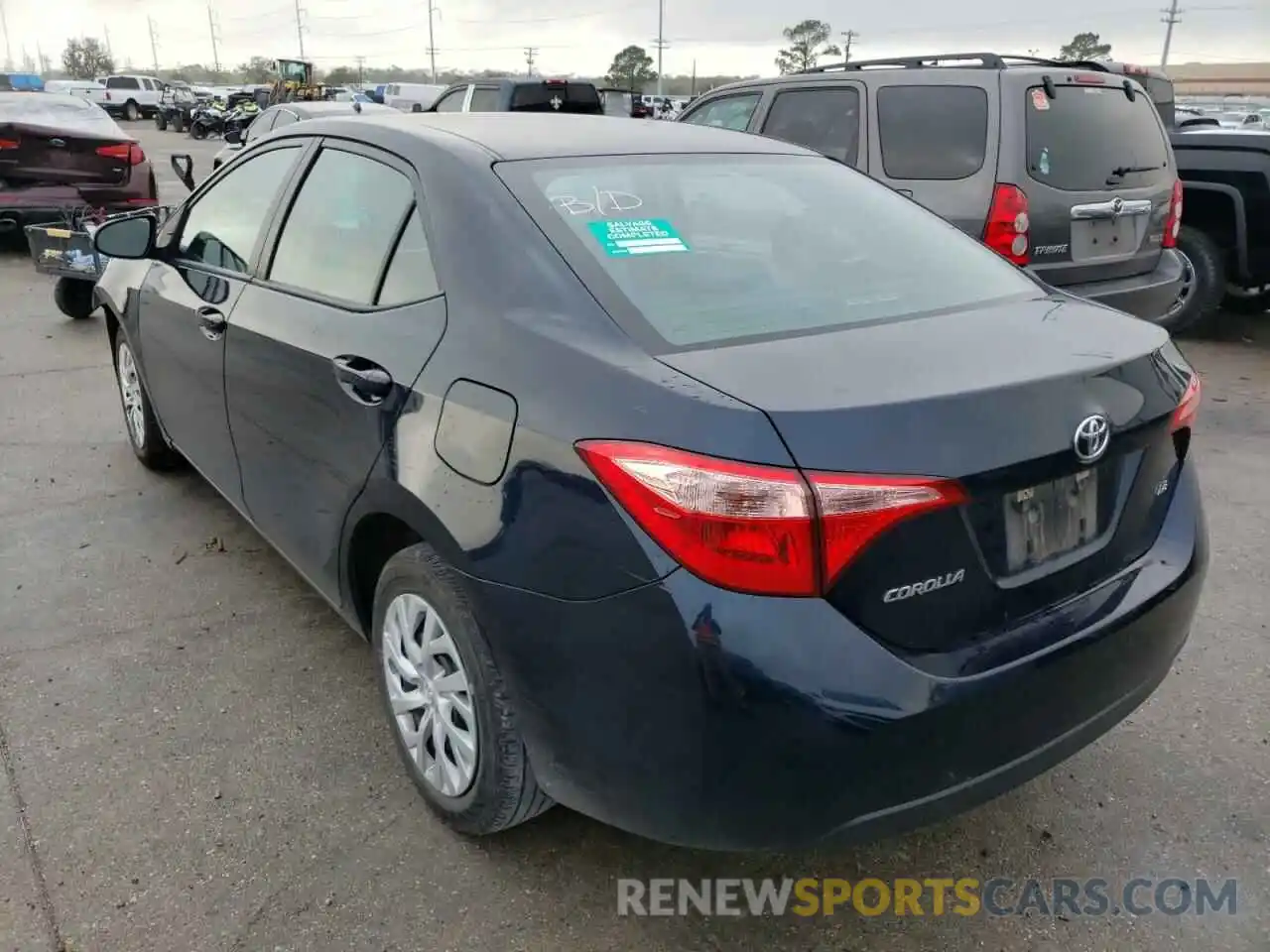 3 Photograph of a damaged car 5YFBURHE9KP934166 TOYOTA COROLLA 2019