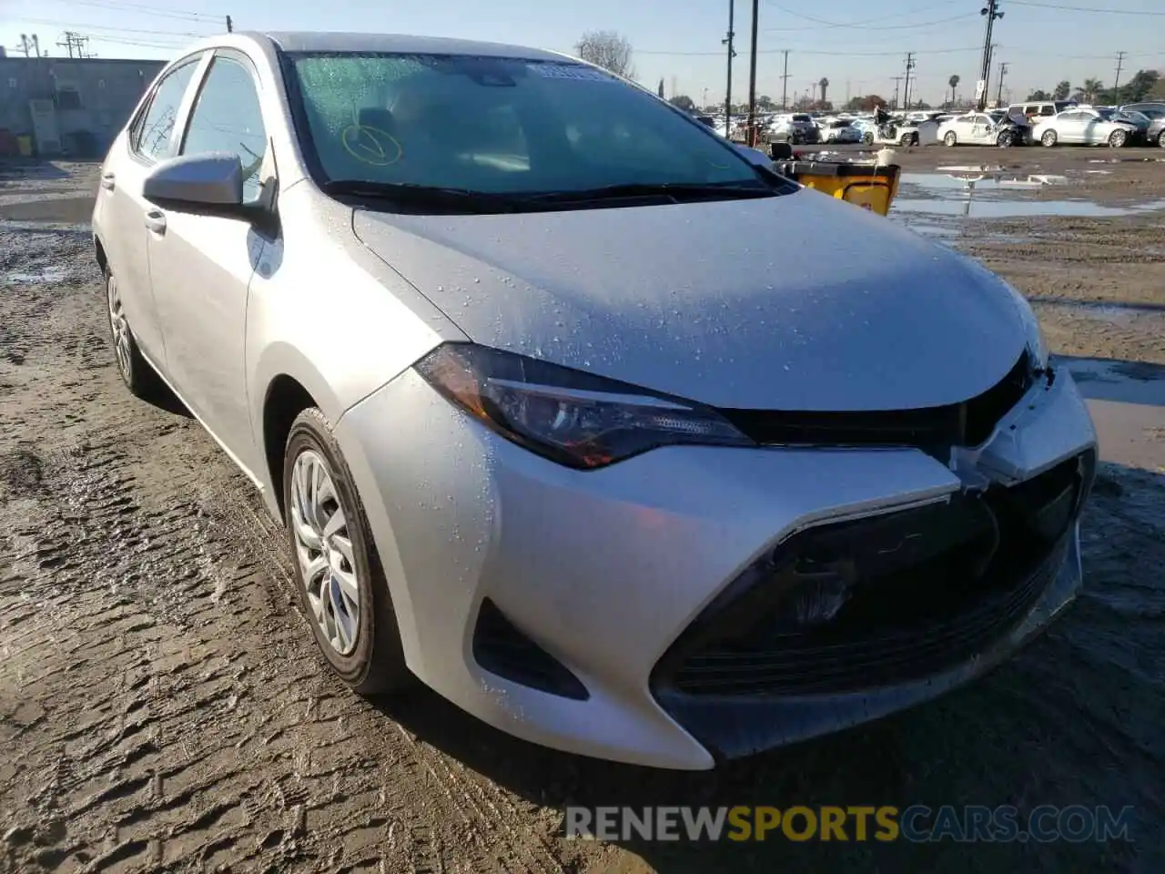 1 Photograph of a damaged car 5YFBURHE9KP935026 TOYOTA COROLLA 2019