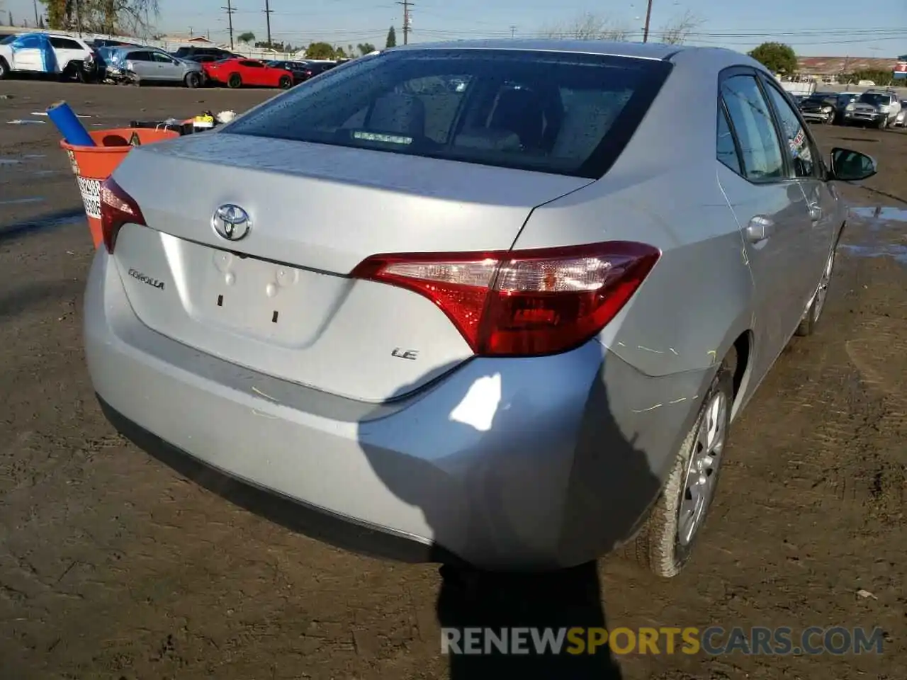 4 Photograph of a damaged car 5YFBURHE9KP935026 TOYOTA COROLLA 2019