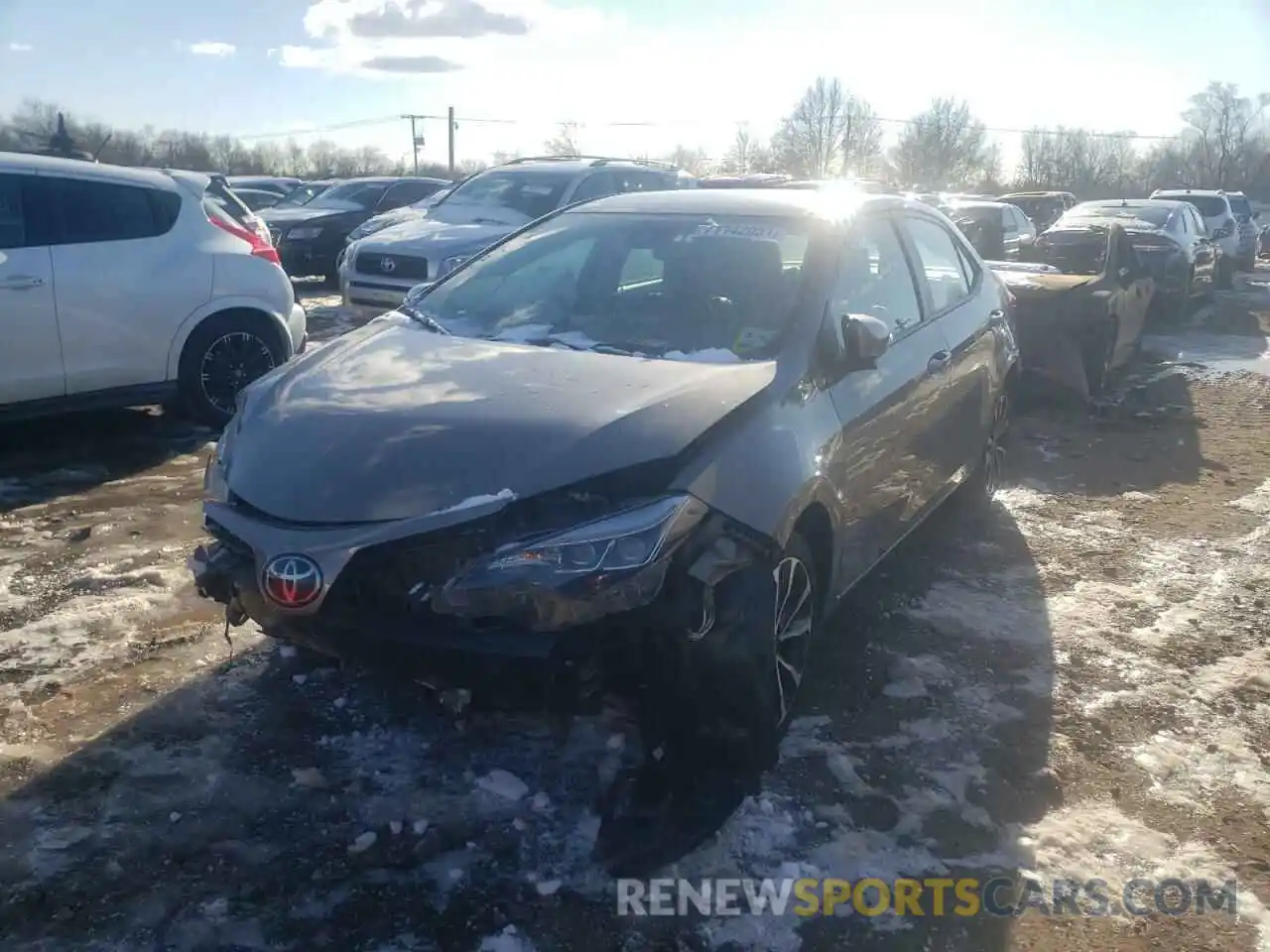 2 Photograph of a damaged car 5YFBURHE9KP935060 TOYOTA COROLLA 2019