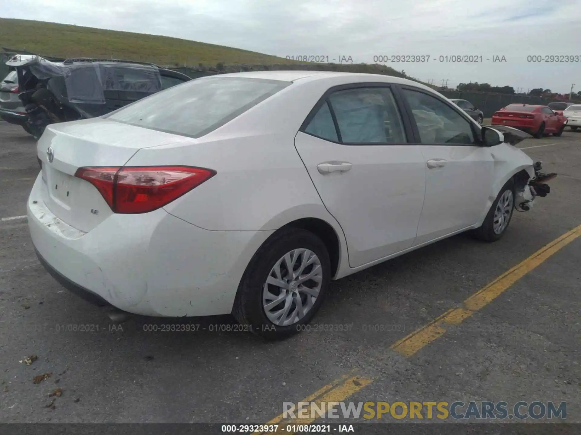 4 Photograph of a damaged car 5YFBURHE9KP935558 TOYOTA COROLLA 2019