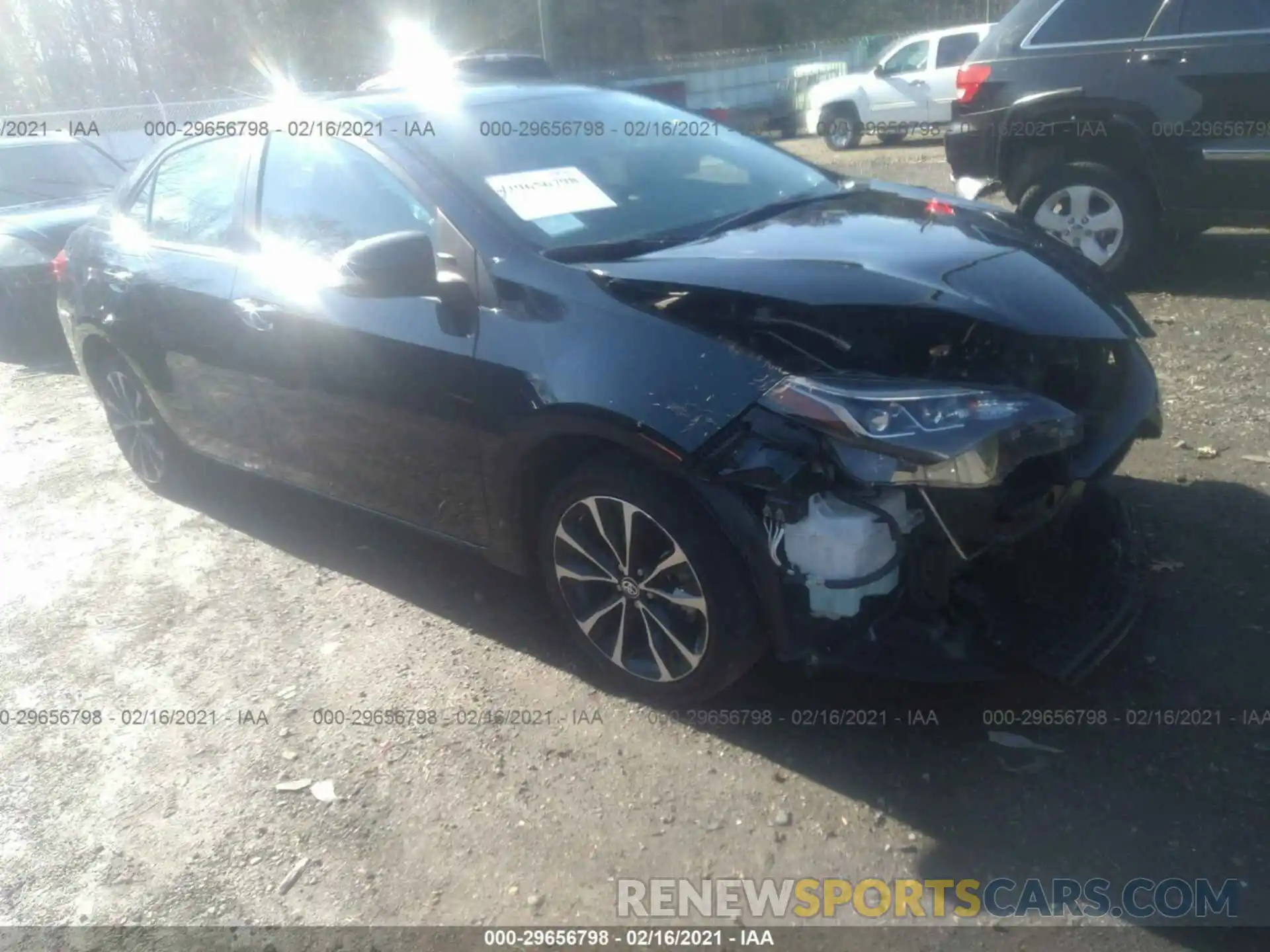 1 Photograph of a damaged car 5YFBURHE9KP935561 TOYOTA COROLLA 2019