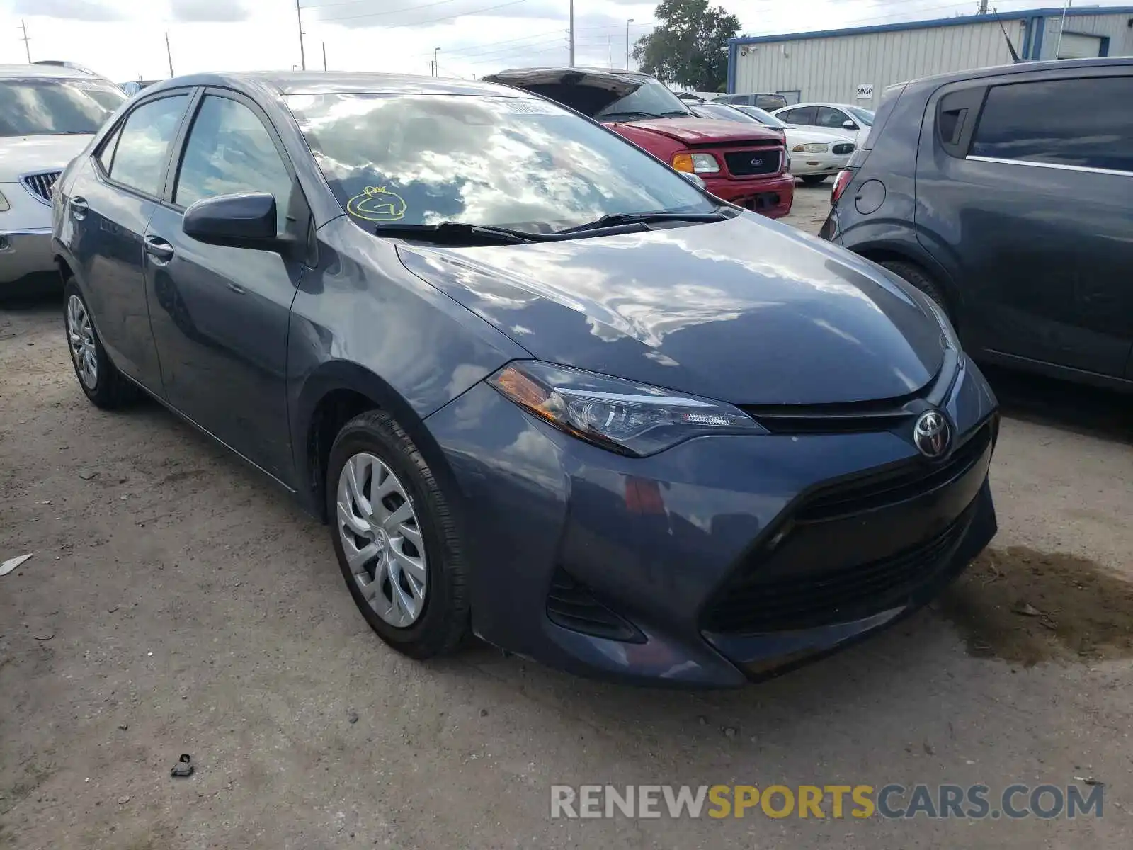 1 Photograph of a damaged car 5YFBURHE9KP935754 TOYOTA COROLLA 2019