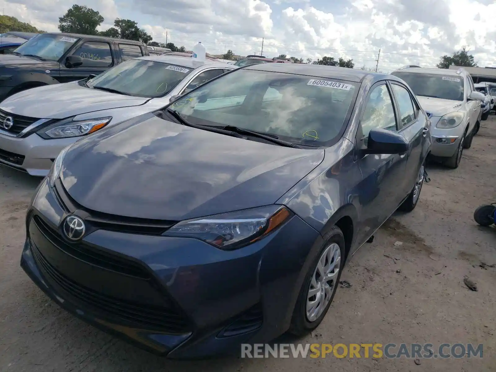 2 Photograph of a damaged car 5YFBURHE9KP935754 TOYOTA COROLLA 2019