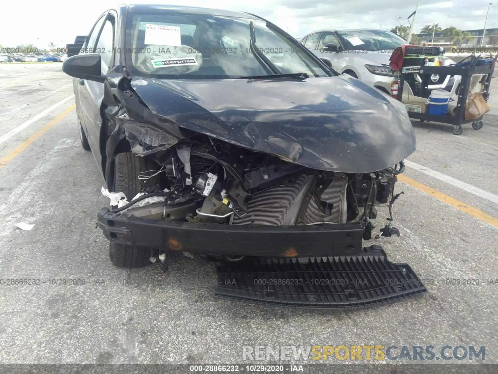 6 Photograph of a damaged car 5YFBURHE9KP935818 TOYOTA COROLLA 2019