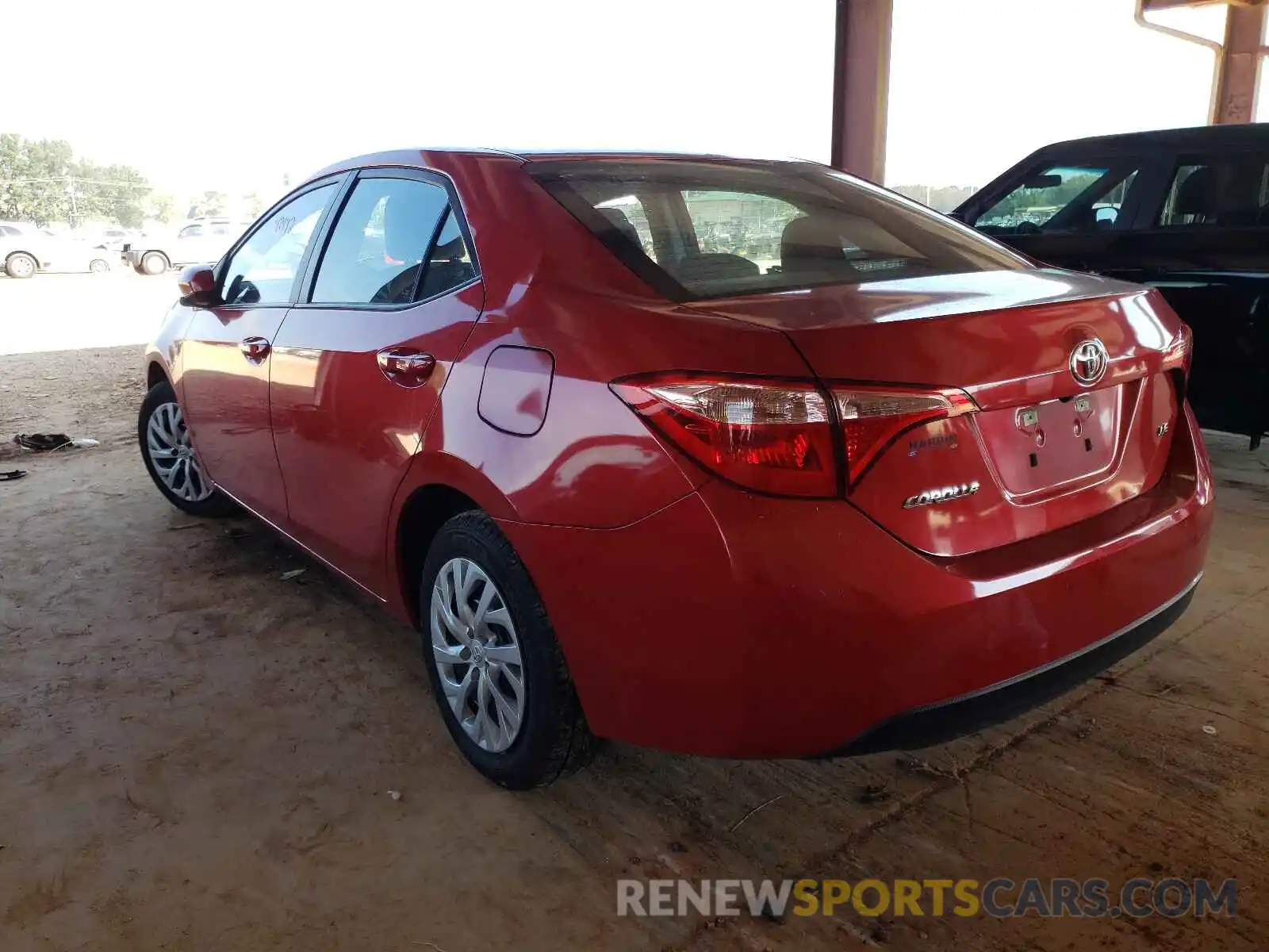 3 Photograph of a damaged car 5YFBURHE9KP935950 TOYOTA COROLLA 2019