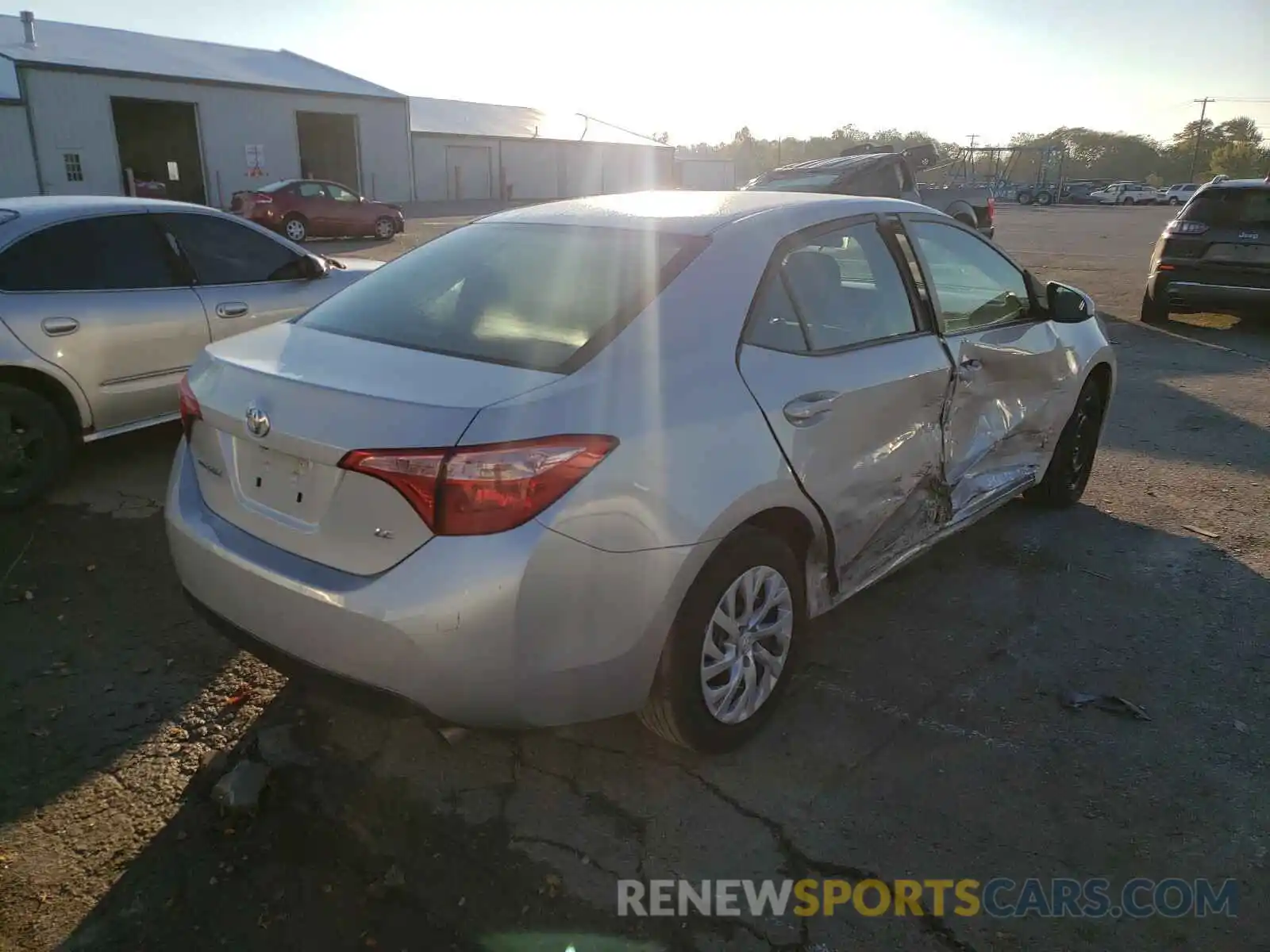 4 Photograph of a damaged car 5YFBURHE9KP936029 TOYOTA COROLLA 2019