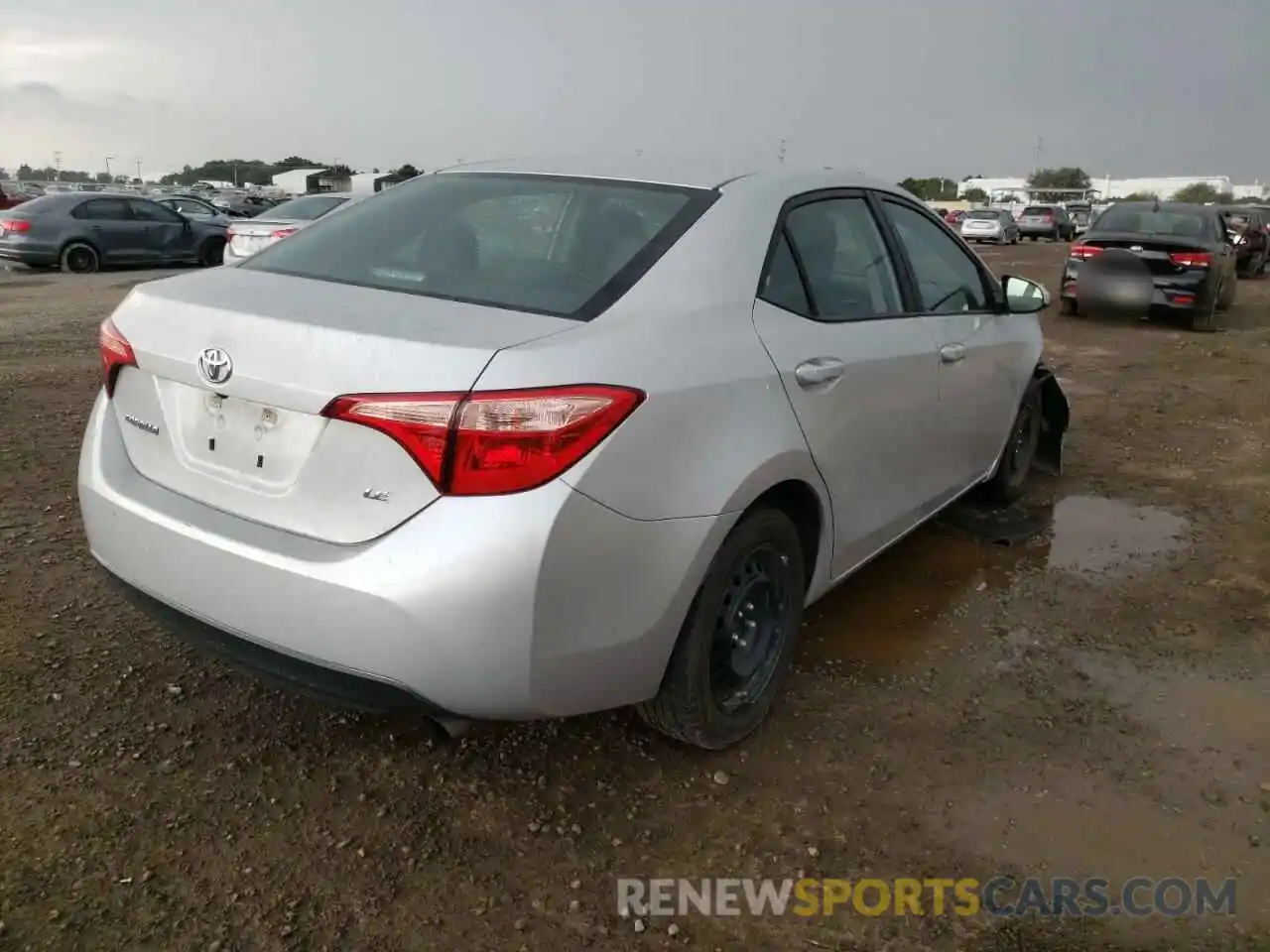 4 Photograph of a damaged car 5YFBURHE9KP936211 TOYOTA COROLLA 2019