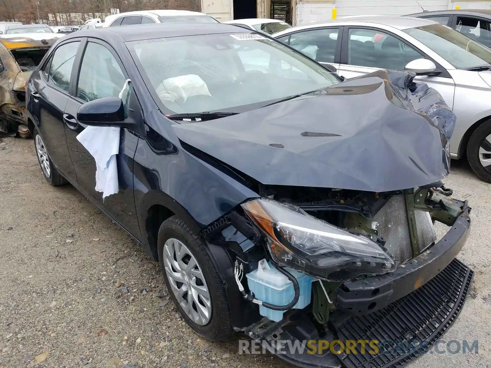 1 Photograph of a damaged car 5YFBURHE9KP936242 TOYOTA COROLLA 2019