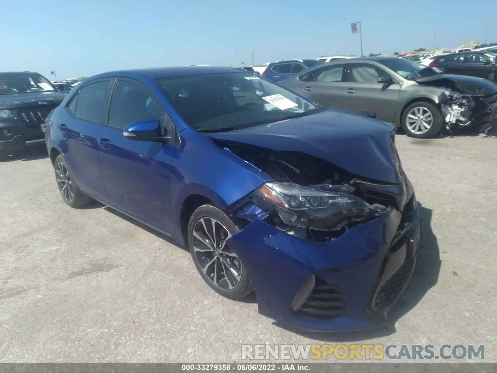 1 Photograph of a damaged car 5YFBURHE9KP936581 TOYOTA COROLLA 2019