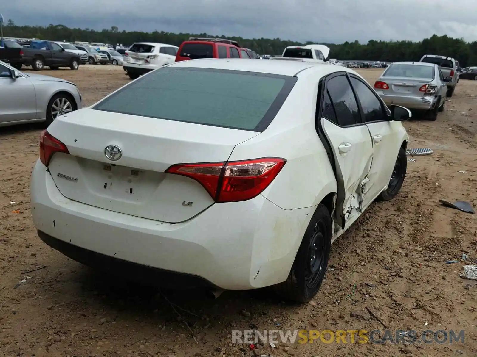 4 Photograph of a damaged car 5YFBURHE9KP936743 TOYOTA COROLLA 2019