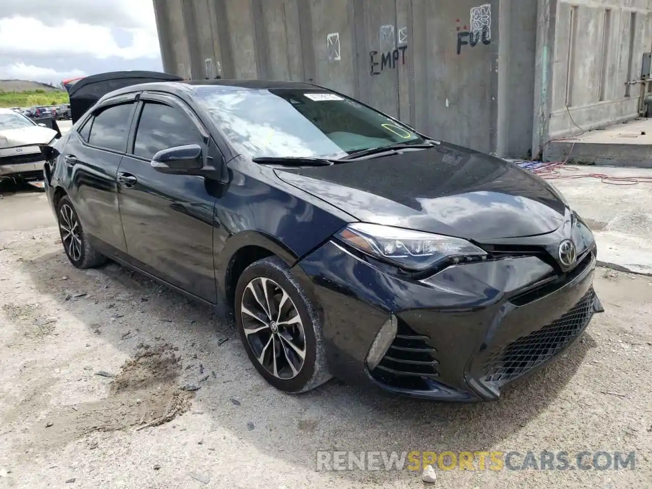 1 Photograph of a damaged car 5YFBURHE9KP937472 TOYOTA COROLLA 2019