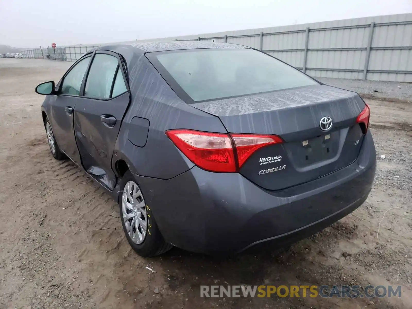 3 Photograph of a damaged car 5YFBURHE9KP937634 TOYOTA COROLLA 2019