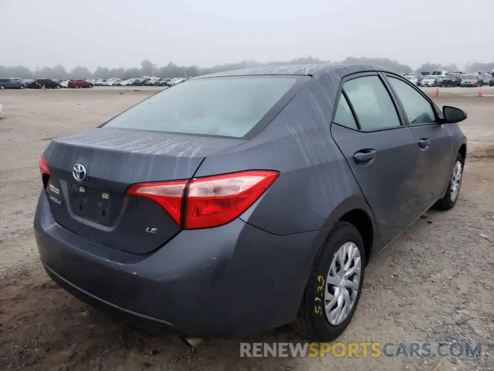 4 Photograph of a damaged car 5YFBURHE9KP937634 TOYOTA COROLLA 2019