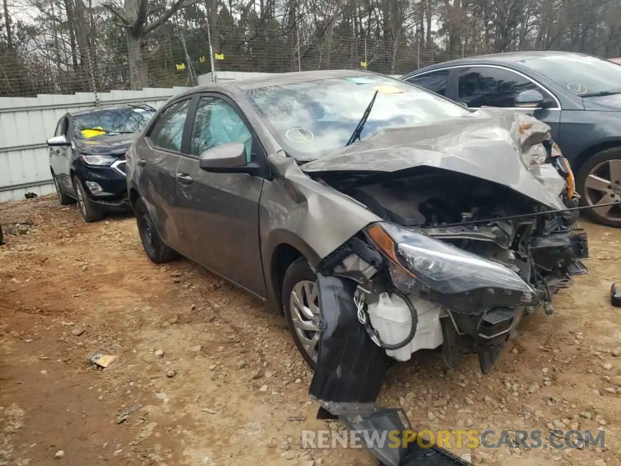 1 Photograph of a damaged car 5YFBURHE9KP937827 TOYOTA COROLLA 2019