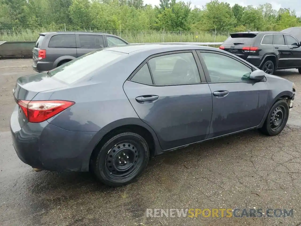 4 Photograph of a damaged car 5YFBURHE9KP937858 TOYOTA COROLLA 2019