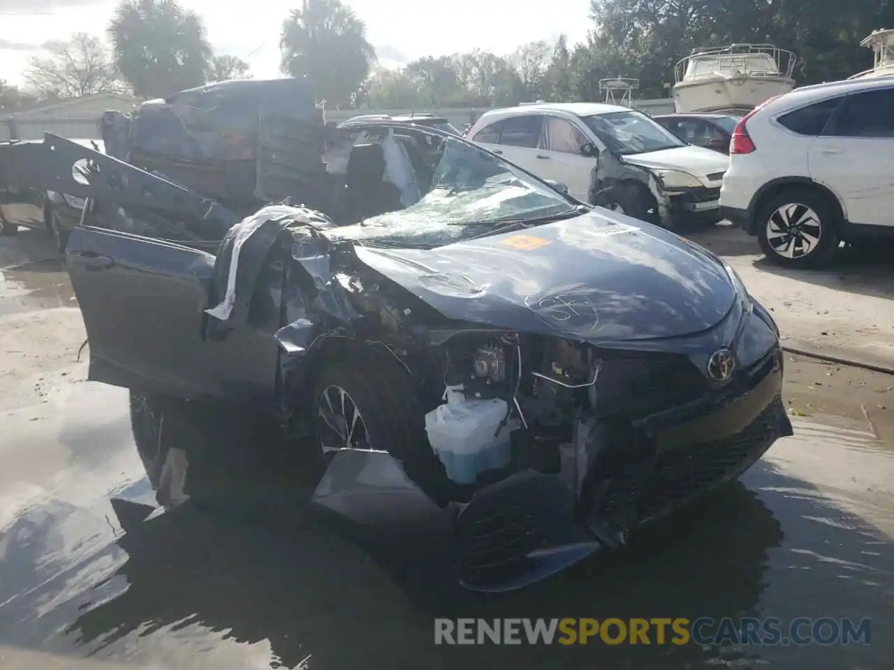 1 Photograph of a damaged car 5YFBURHE9KP937911 TOYOTA COROLLA 2019