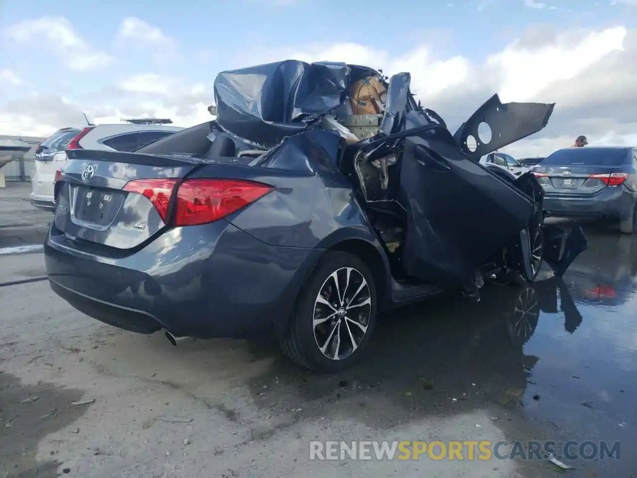 4 Photograph of a damaged car 5YFBURHE9KP937911 TOYOTA COROLLA 2019