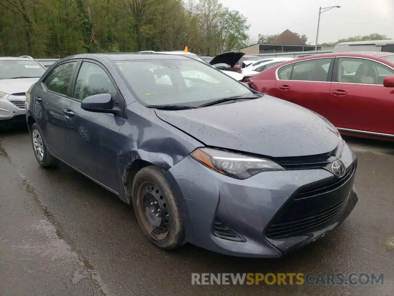 1 Photograph of a damaged car 5YFBURHE9KP938377 TOYOTA COROLLA 2019