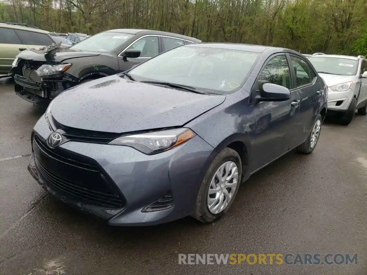 2 Photograph of a damaged car 5YFBURHE9KP938377 TOYOTA COROLLA 2019