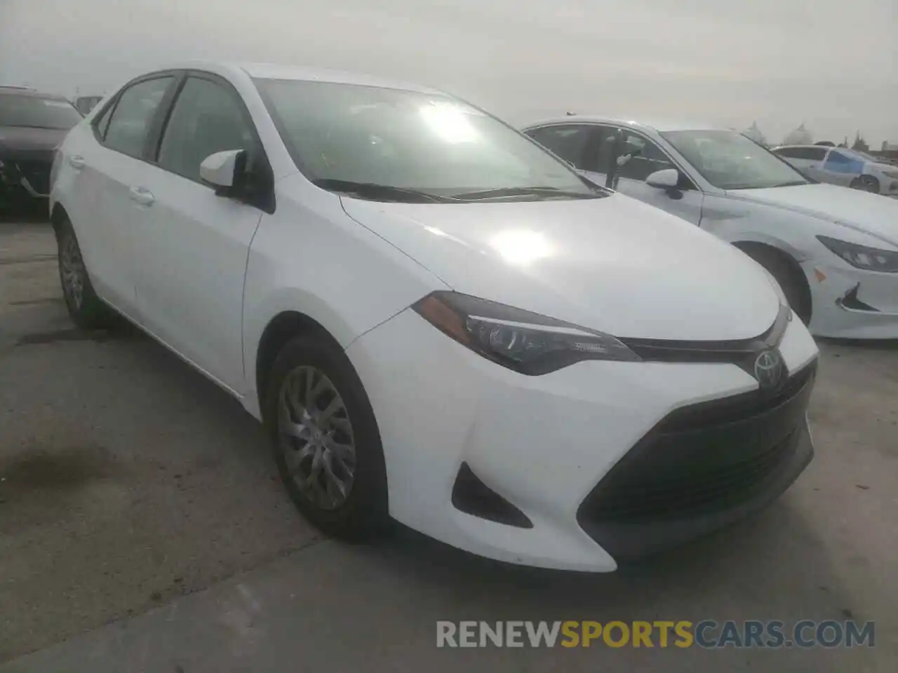 1 Photograph of a damaged car 5YFBURHE9KP938508 TOYOTA COROLLA 2019