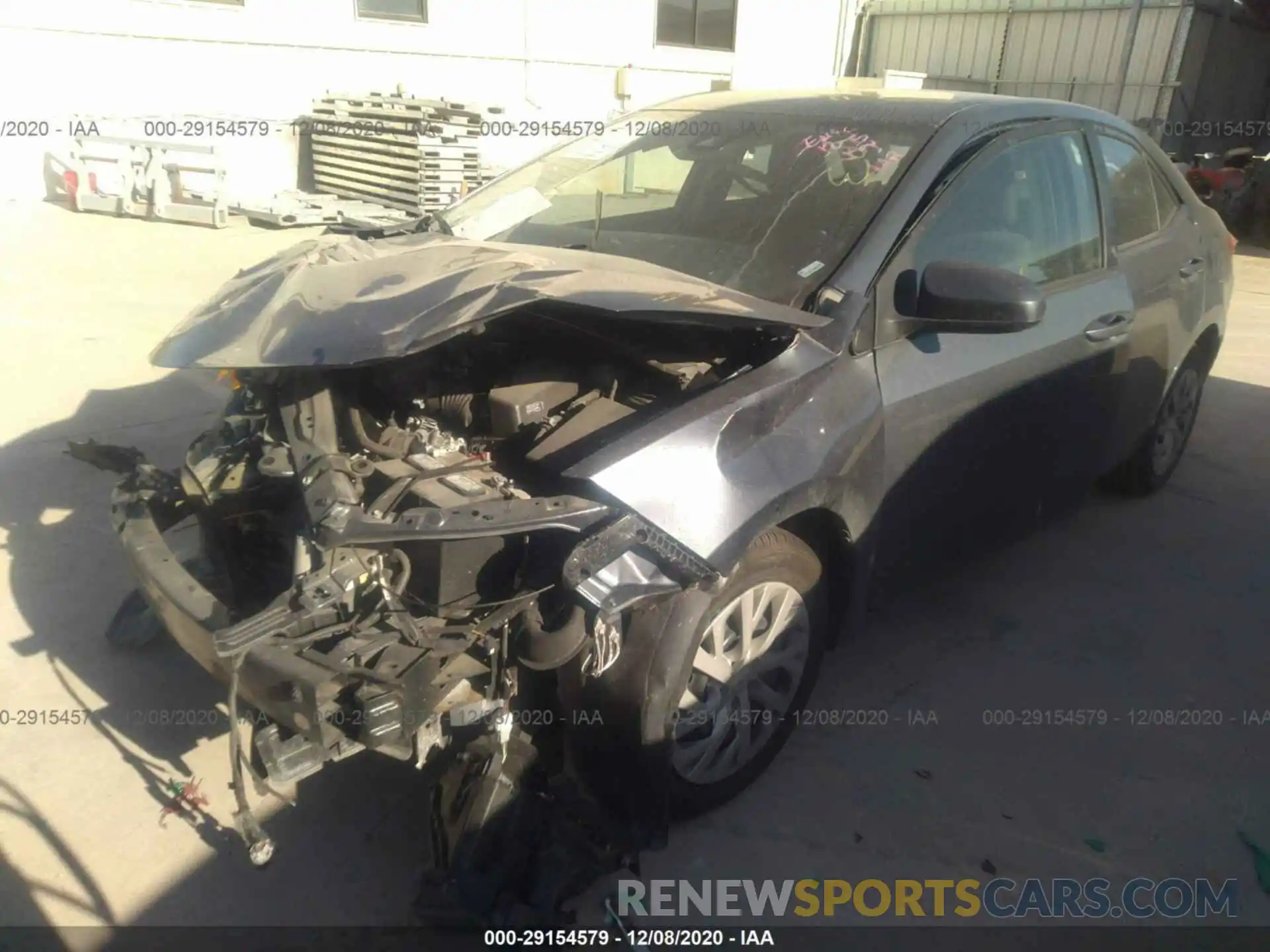 2 Photograph of a damaged car 5YFBURHE9KP938735 TOYOTA COROLLA 2019