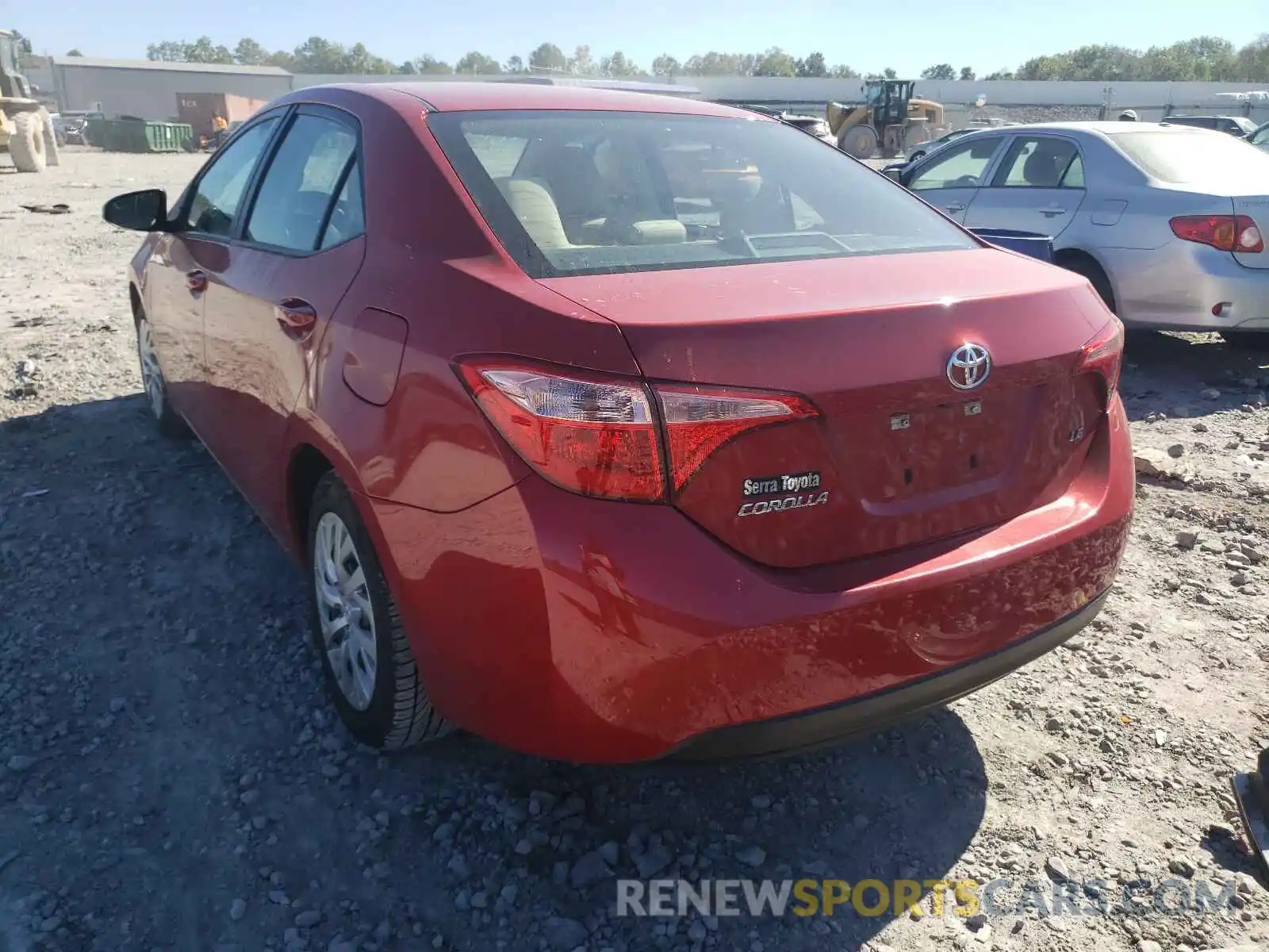 3 Photograph of a damaged car 5YFBURHE9KP938878 TOYOTA COROLLA 2019