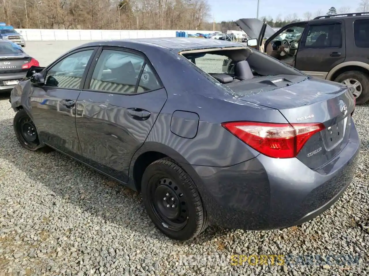 3 Photograph of a damaged car 5YFBURHE9KP938931 TOYOTA COROLLA 2019