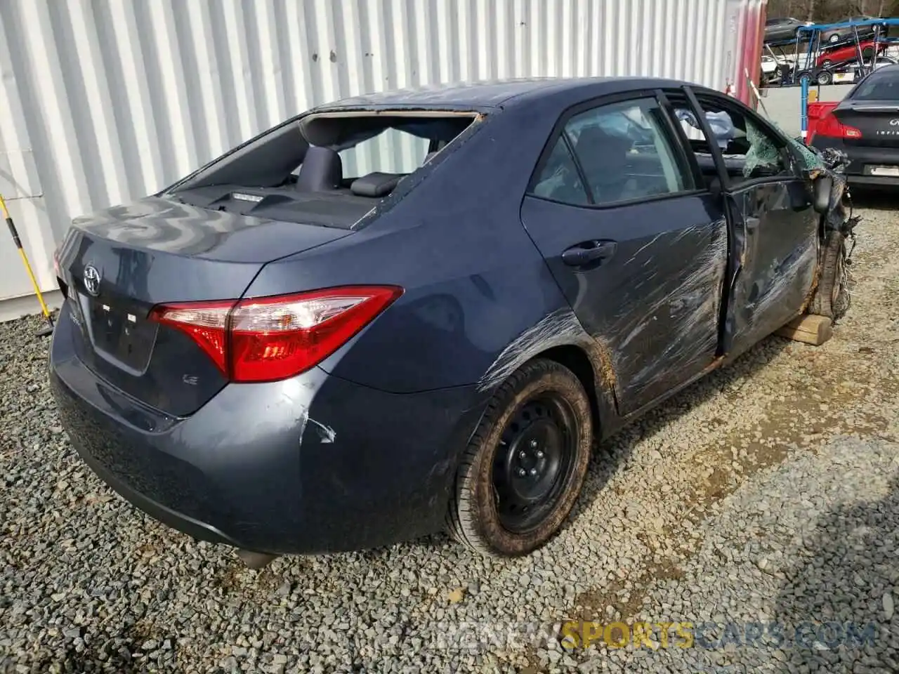 4 Photograph of a damaged car 5YFBURHE9KP938931 TOYOTA COROLLA 2019