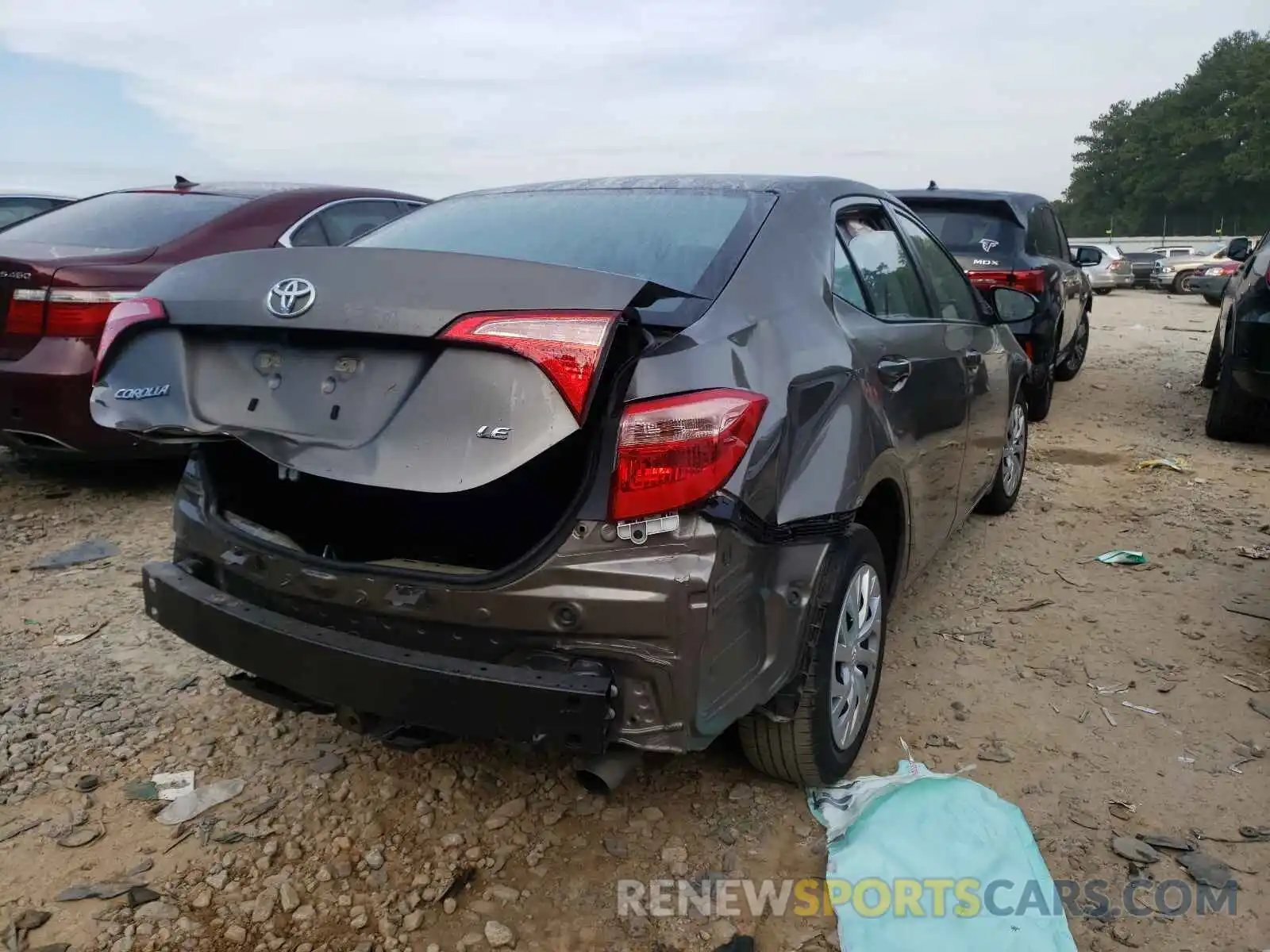 4 Photograph of a damaged car 5YFBURHE9KP939254 TOYOTA COROLLA 2019