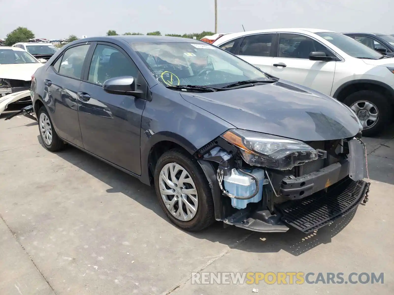 1 Photograph of a damaged car 5YFBURHE9KP939285 TOYOTA COROLLA 2019