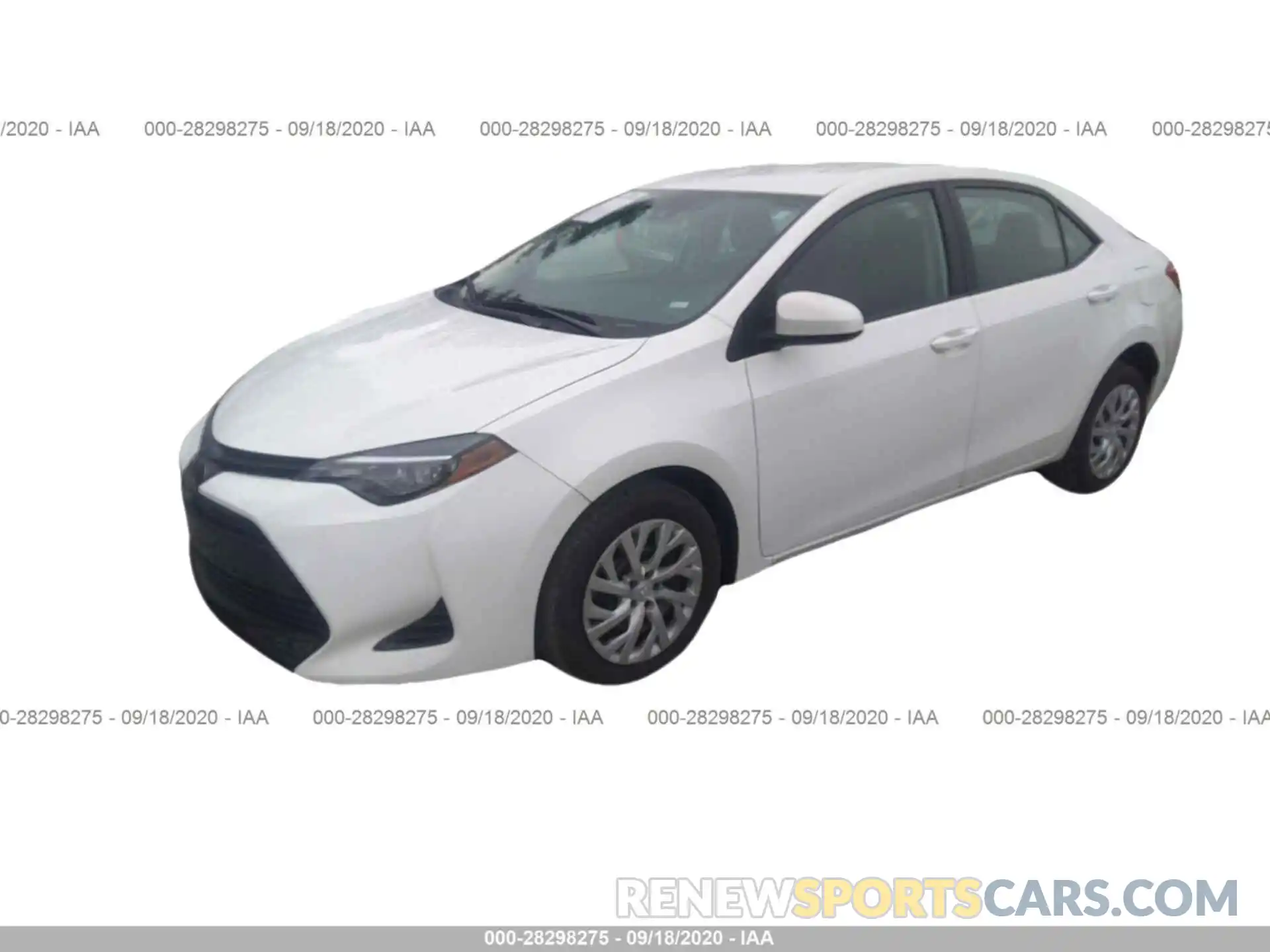 2 Photograph of a damaged car 5YFBURHE9KP939450 TOYOTA COROLLA 2019